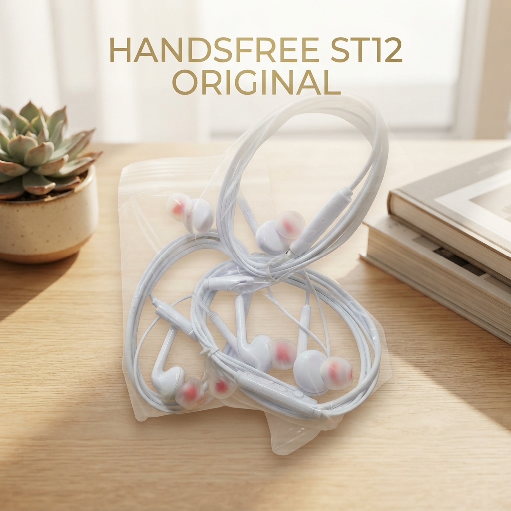 Original ST12 Handsfree Earphones With 3.5mm Audio Jack | High-Quality Sound