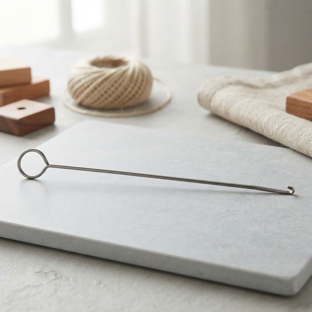 Loop Turner Tool - Stainless Steel Sewing Accessory view 2