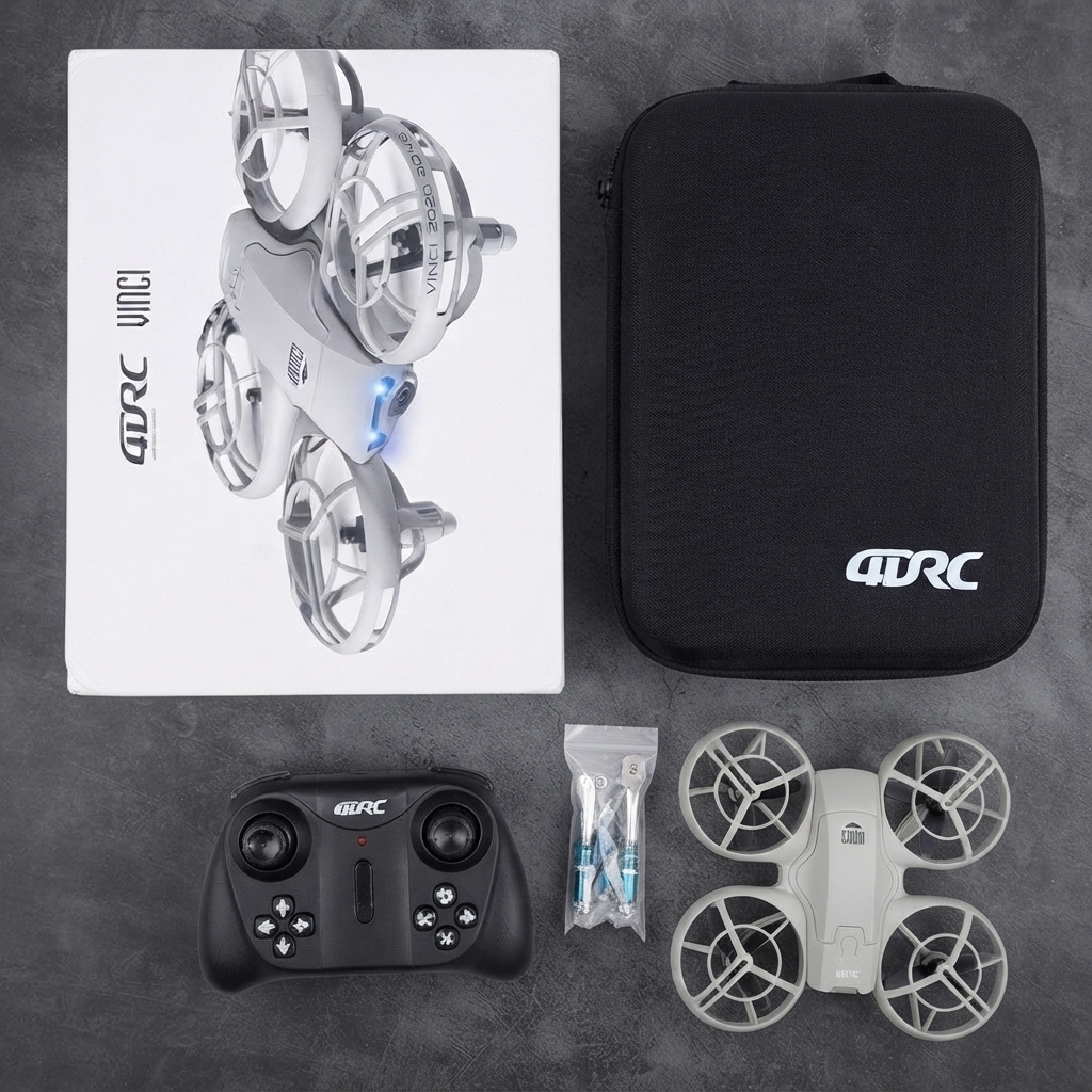 4DRC V8 Mini Rc Drone With Camera And Carrying Case Foldable Quadcopter view 2