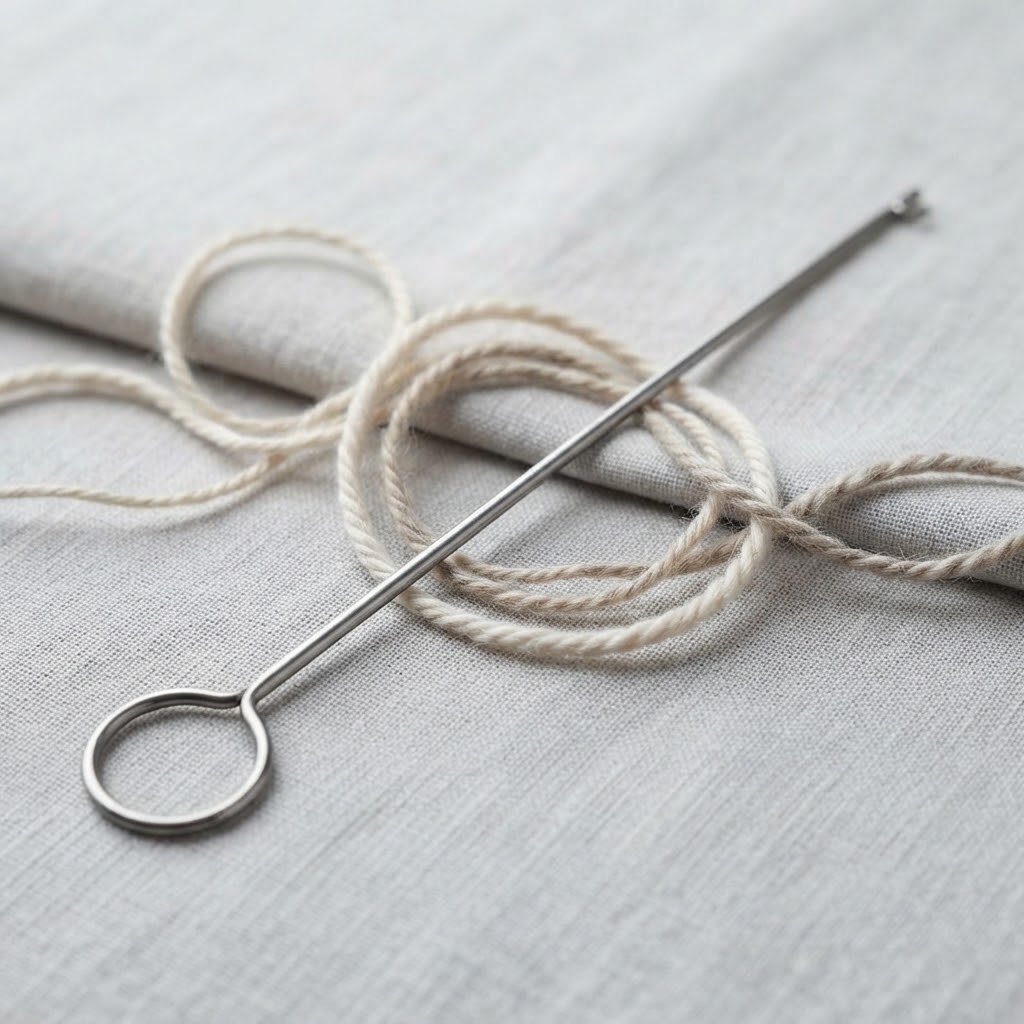 Loop Turner Tool - Stainless Steel Sewing Accessory