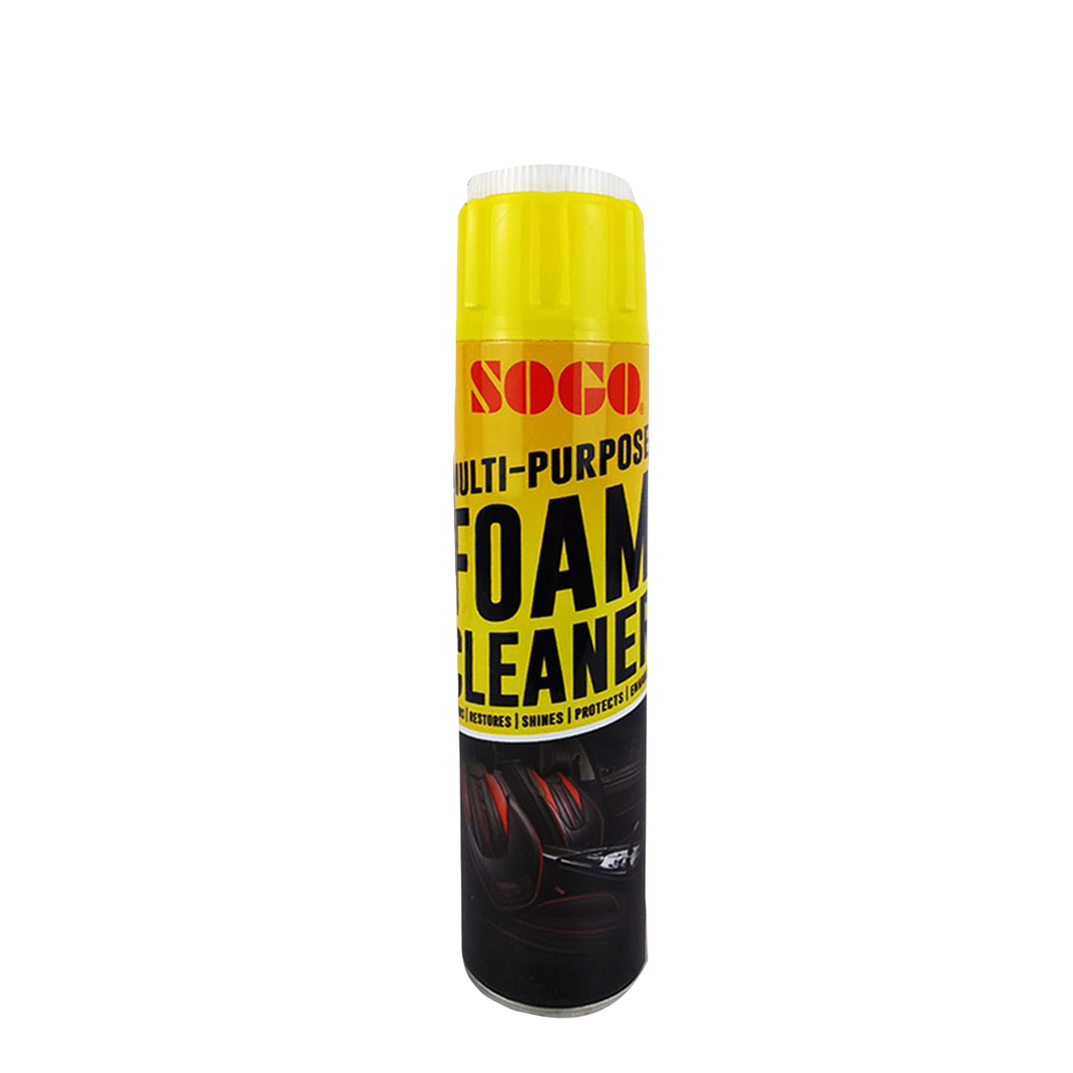 Imported SOGO MULTI-PURPOSE FOAM CLEANER WITH BRUSH CAP | Car Interior Sofa Cleaner - 650 ml view 3