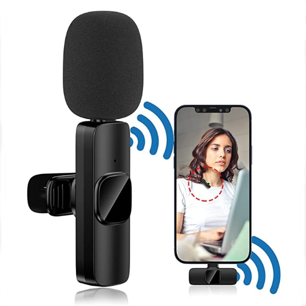 K8 Wireless Lavalier Microphone Type C Audio Recording Device view 3