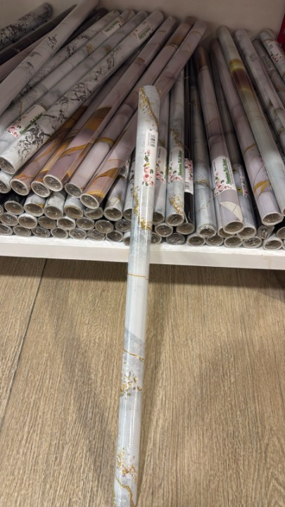 Marble Sticker Sheet 60cm X 2m Self Adhesive Decorative Wall And Furniture Sticker | Random Colour view 4