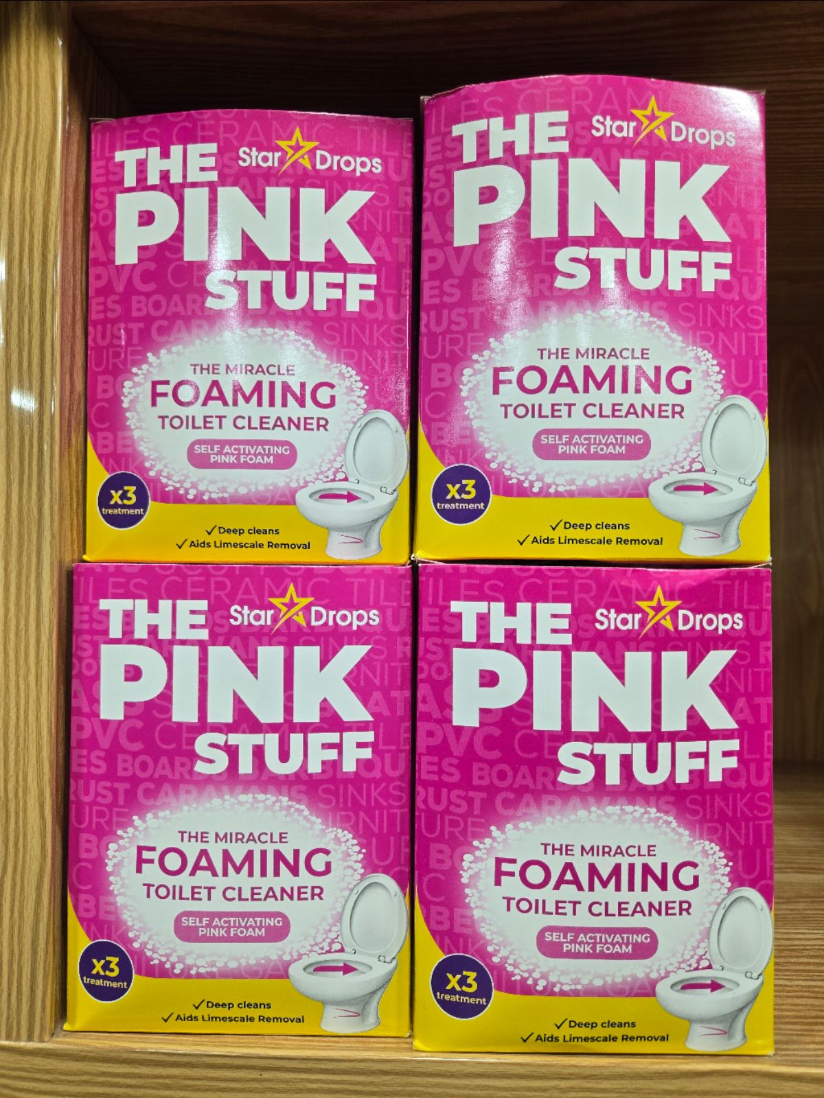 The Pink Stuff Foaming Toilet Cleaner Sachet Bathroom Cleaning Powder - (Pack of 6) 50g Each view 5