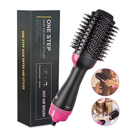 Professional 3-in-1 / 4-in-1 Hair Blow Dryer & Styler Brush view 2