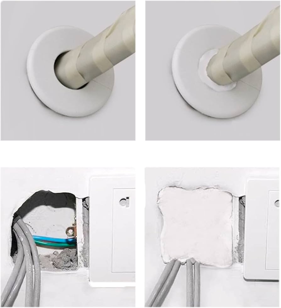Sealant Clay Mud | Wall Hole Sealant Strong Adhesive Diy Sealant Clay Air Conditioning Hole Repair Cream Mud - Sealant Mud, Clay Repair Glue Pipe Sealing Fireproof Caulking Repair Mud Hole, Hole Fille view 4