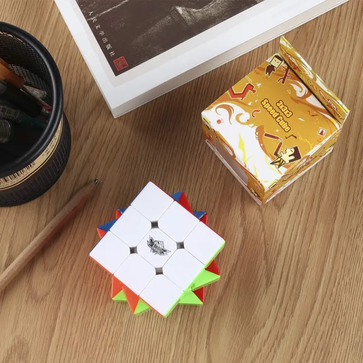 QiYi 3x3 Stickerless Speed Cube – Smooth & Fast Rubik’s Cube Puzzle for Kids & Adults view 3