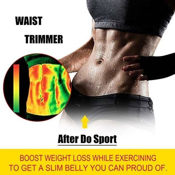 Women's Waist Strap, Abdominal Fat Waist Trainer | Abdominal Compression And Shaping | Effective Abdominal Double Waist Belt, Sweating Elastic Hook And Loop Buckle, Waist Shaping Waist Belt view 5
