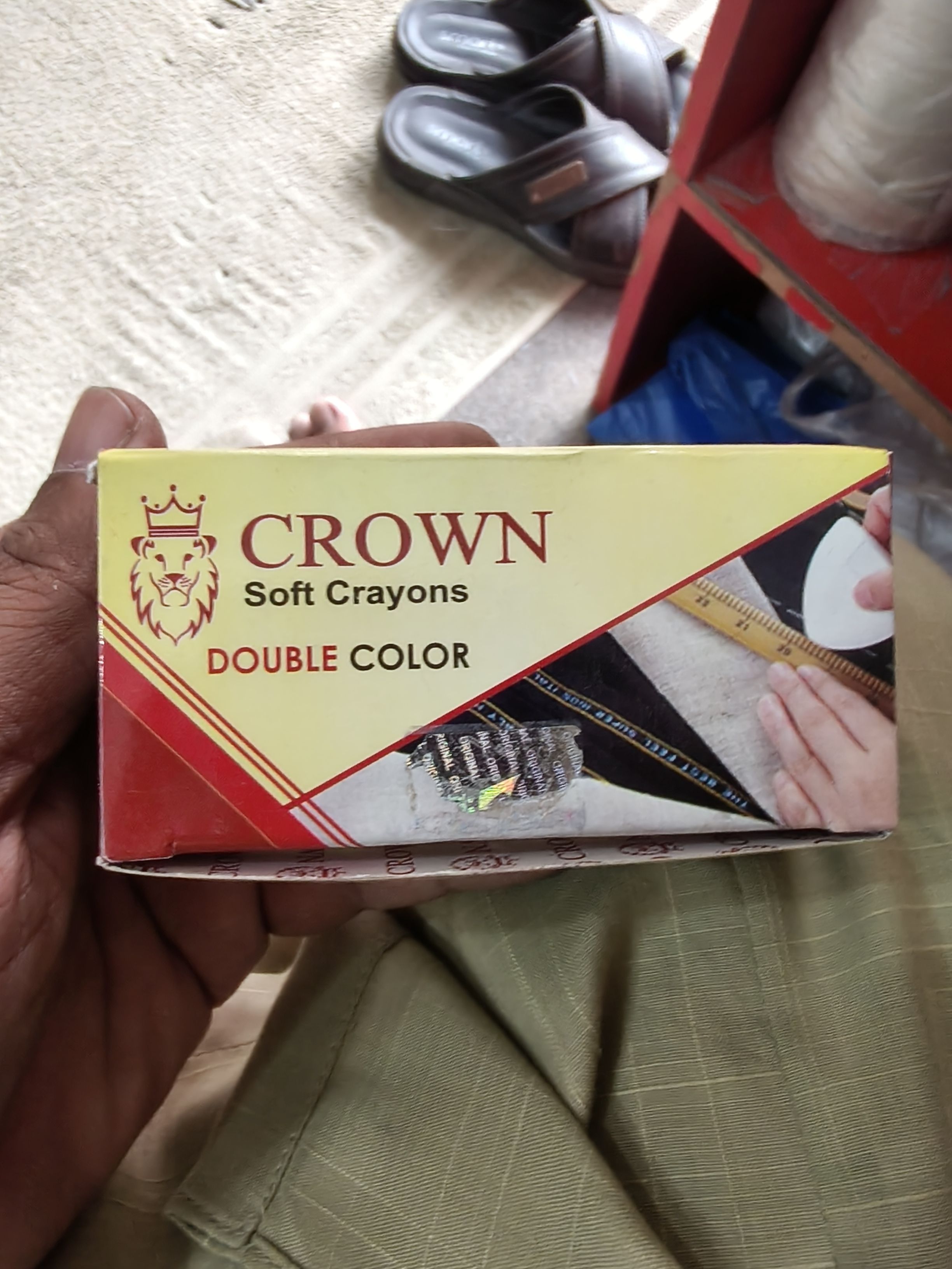 CROWN Tailor Soft Crayons (Double Color) - 10 Pieces view 4