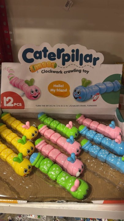 Caterpillar Clockwork Crawling Toy | Random Color view 4
