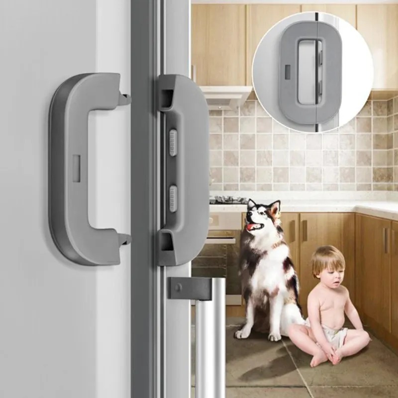 Child Safety Refrigerator Lock with 3M Adhesive | Random Color view 2