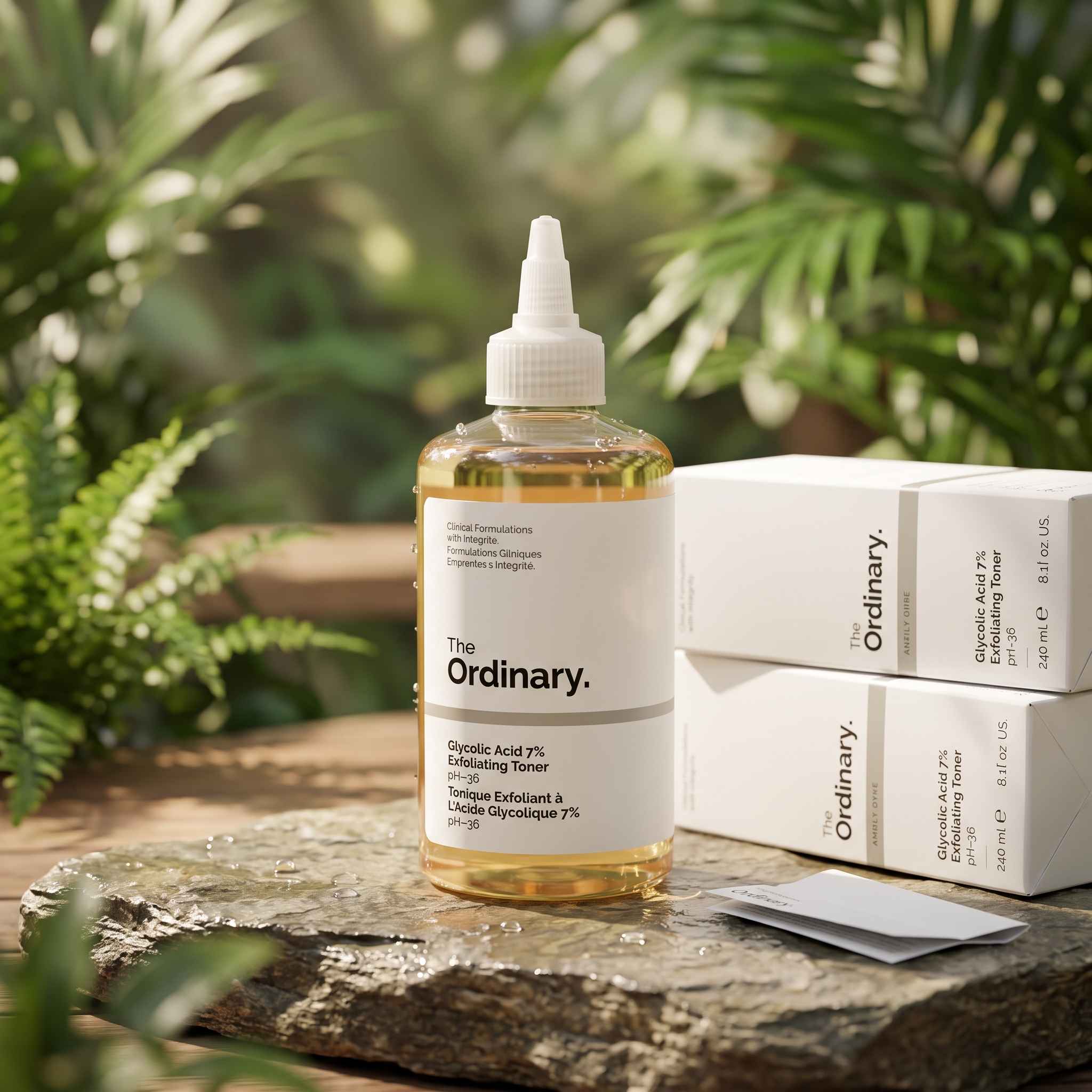 The Ordinary Glycolic Acid 7% Exfoliating Toner (240ml)