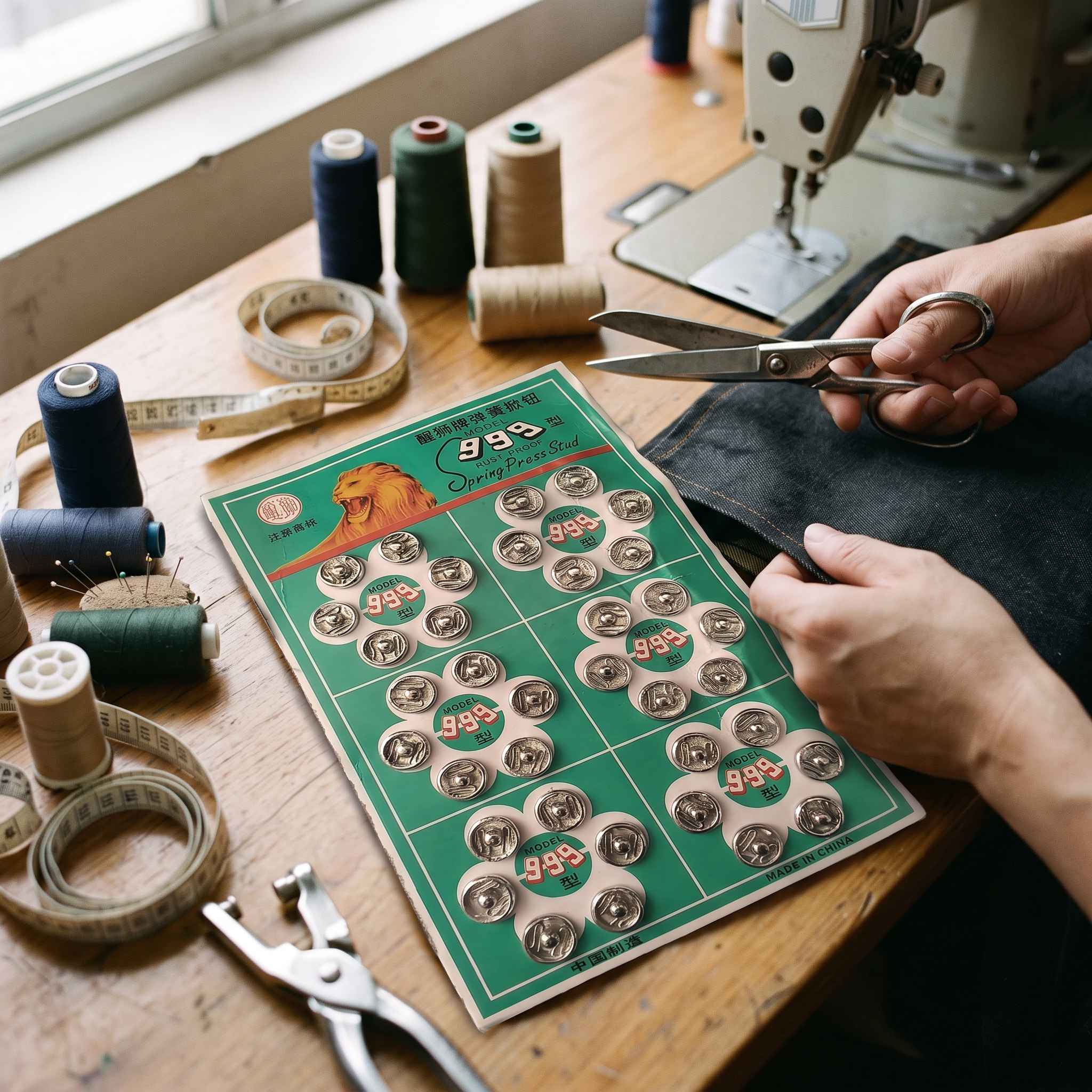 Model 999 Spring Press Studs (Tich Buttons) view 2