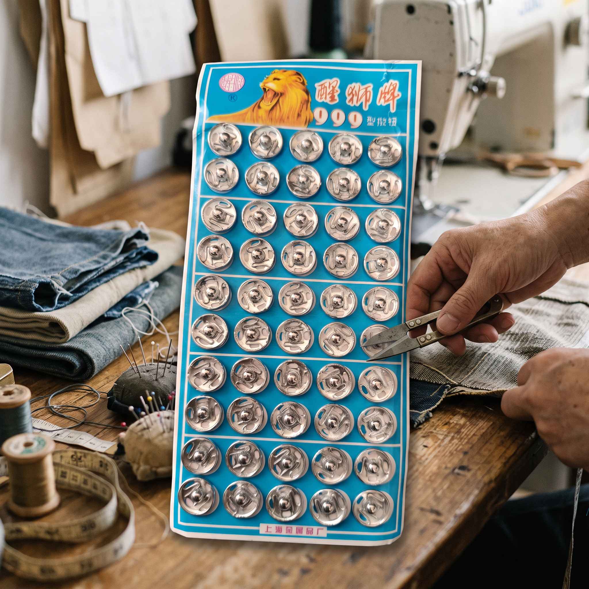 999 Model Large Size Spring Press Stud Buttons view 3