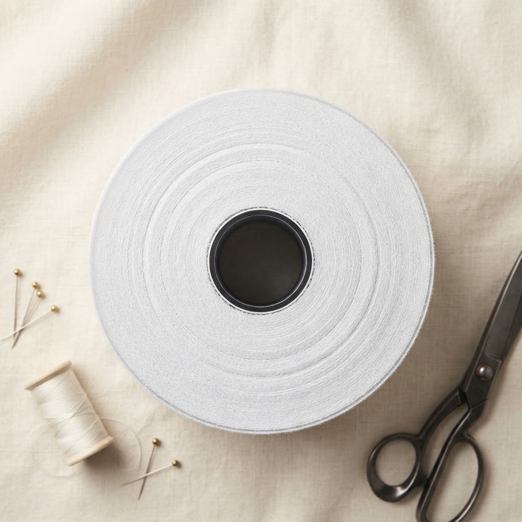 Ladies Paper Bukram 1 Inch 100 Yard Roll | Paincha Patti for Trouser, Shalwar & Neckline Stitching Stiffening Interfacing view 2