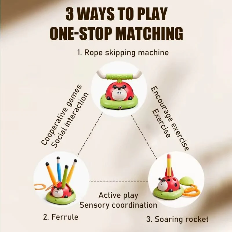 Little Bessn 3 In 1 Multifunctional Exercise And Games Set view 5