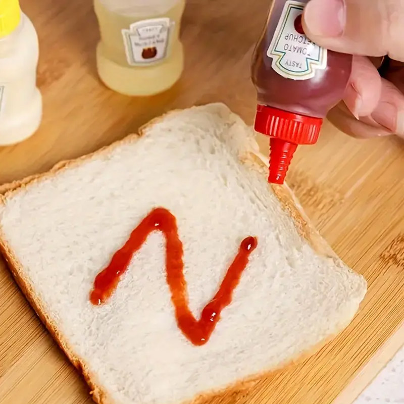 Mini Ketchup Squeeze Bottle Pack Of 4 view 2