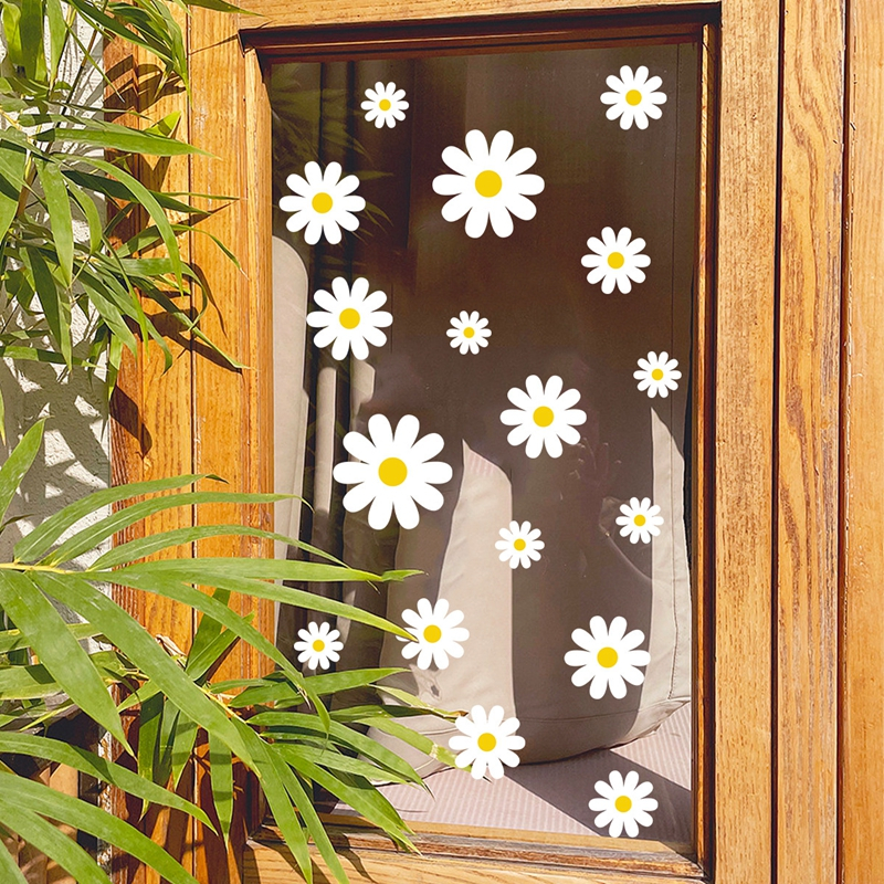 Decorative Daisy Flower Wall Stickers view 5