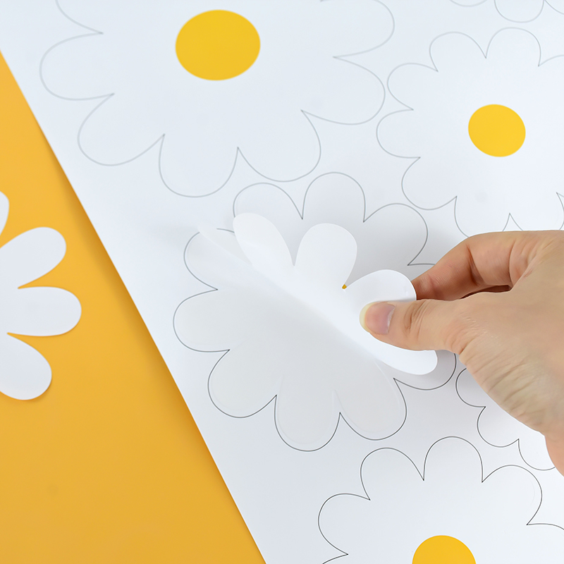 Decorative Daisy Flower Wall Stickers view 3