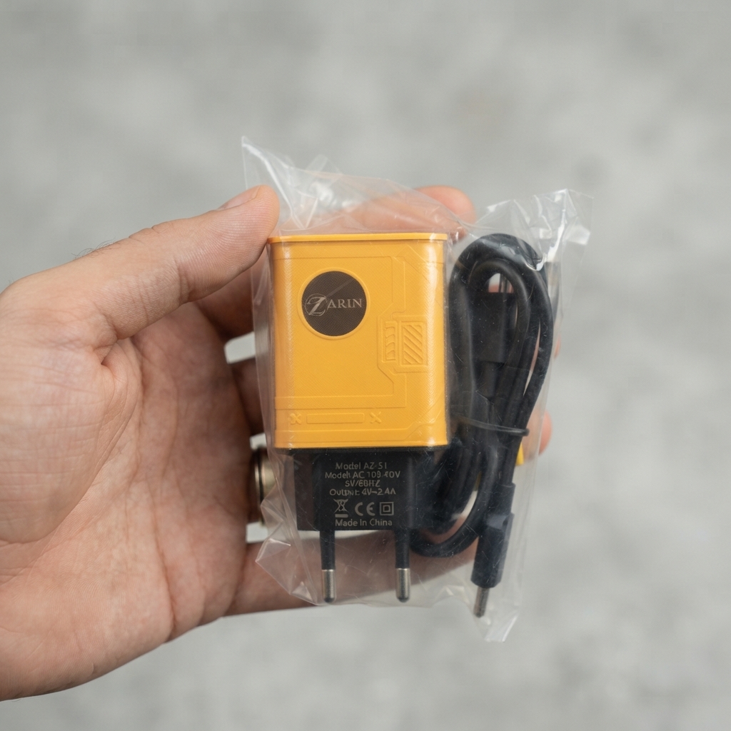 Zarin AZ-51 Fast Charger PD + QC 3.0 Type C + USB view 2