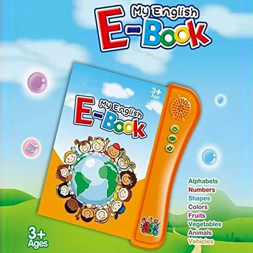 My English E-Book Learning Toy – Interactive Educational Sound Book for Kids view 2