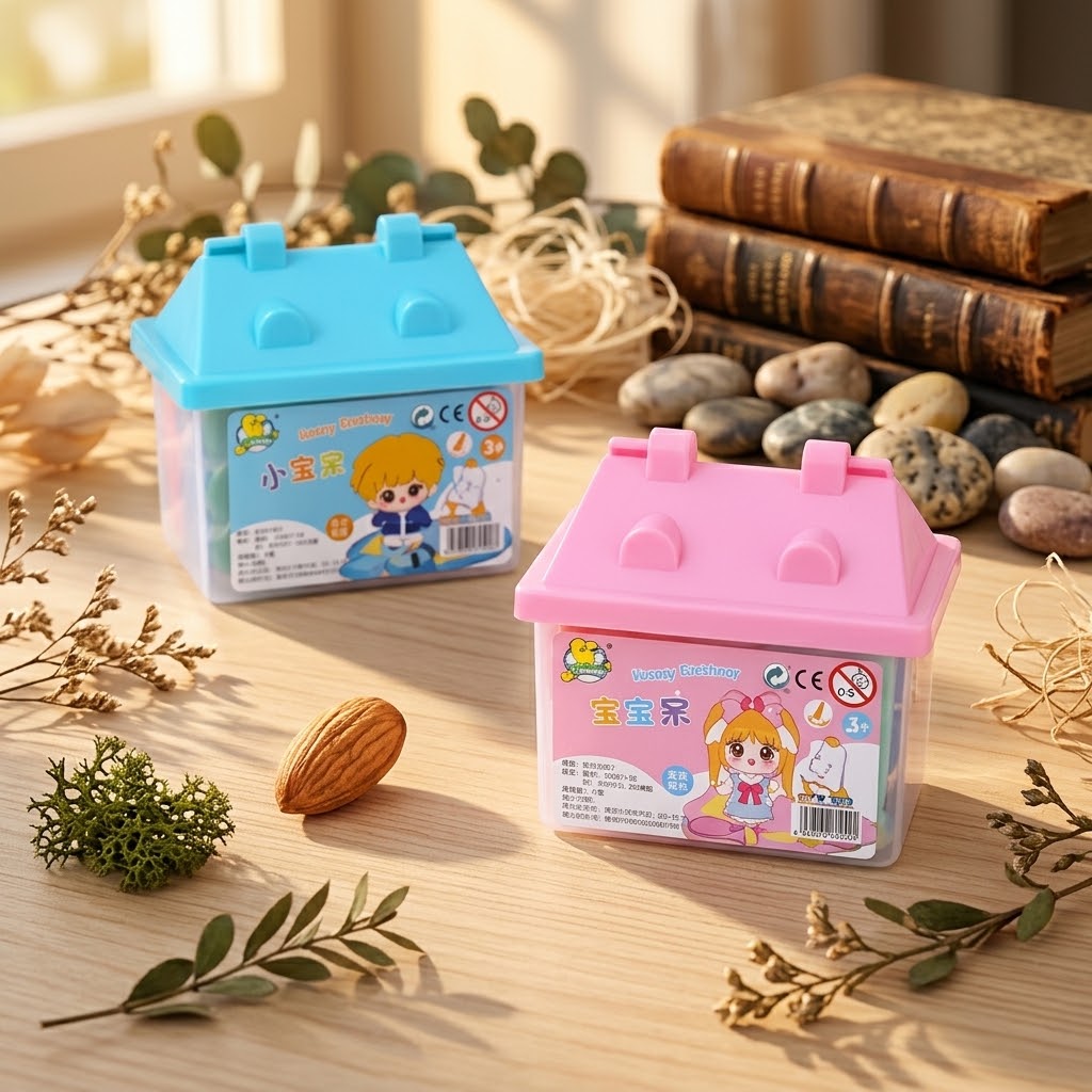 Bear Clay Toy House Set – Creative DIY Modeling Dough & Miniature Playset for Kids view 3
