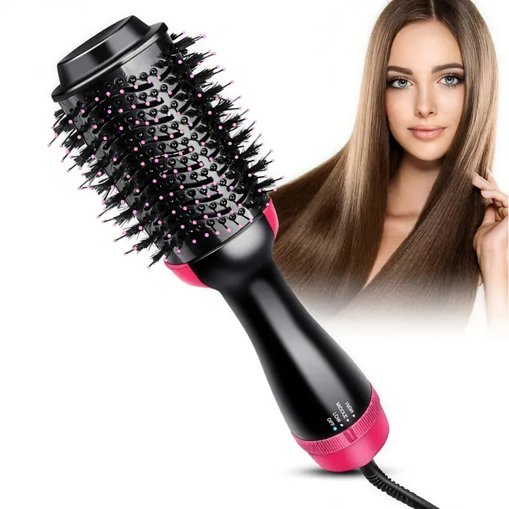 Professional 3-in-1 / 4-in-1 Hair Blow Dryer & Styler Brush view 5
