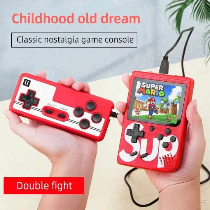 Retro Handheld Game Console with Wired Controller – Portable Mini Video Game Player for Kids & Adults - Random Color view 2