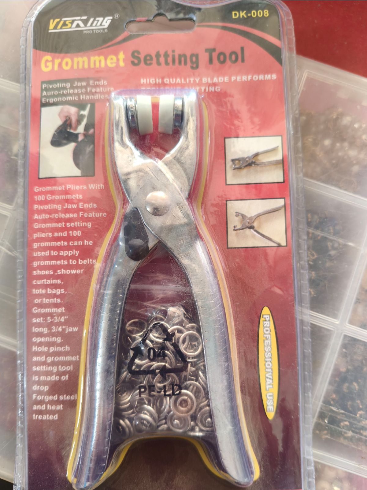 High Quality Metal Snap Button 9.5mm Press Tool Set view 4