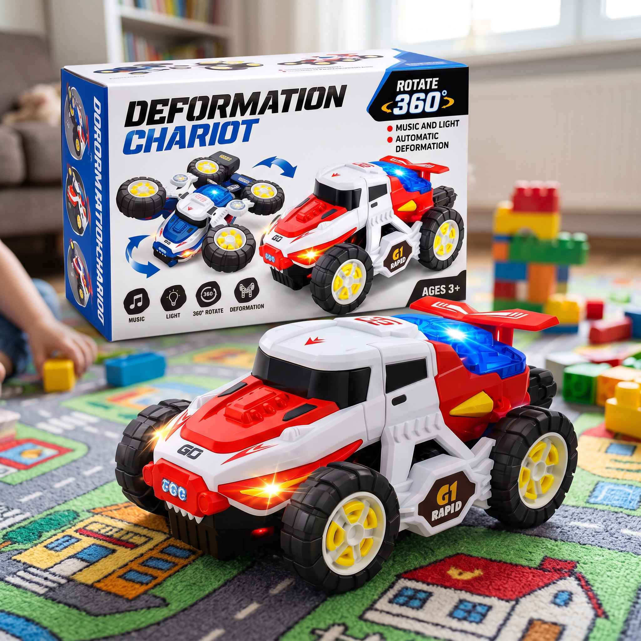 Deformation Chariot Stunt Car view 3