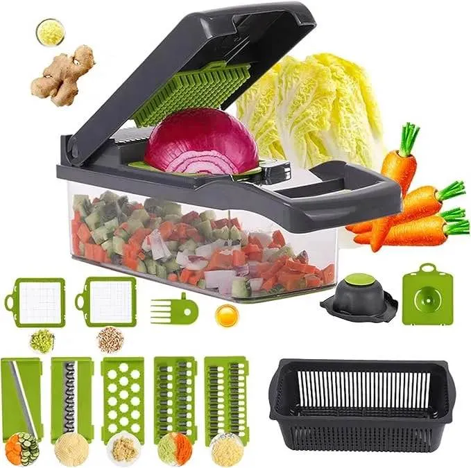 16-in-1 Vegetable Chopper and Slicer