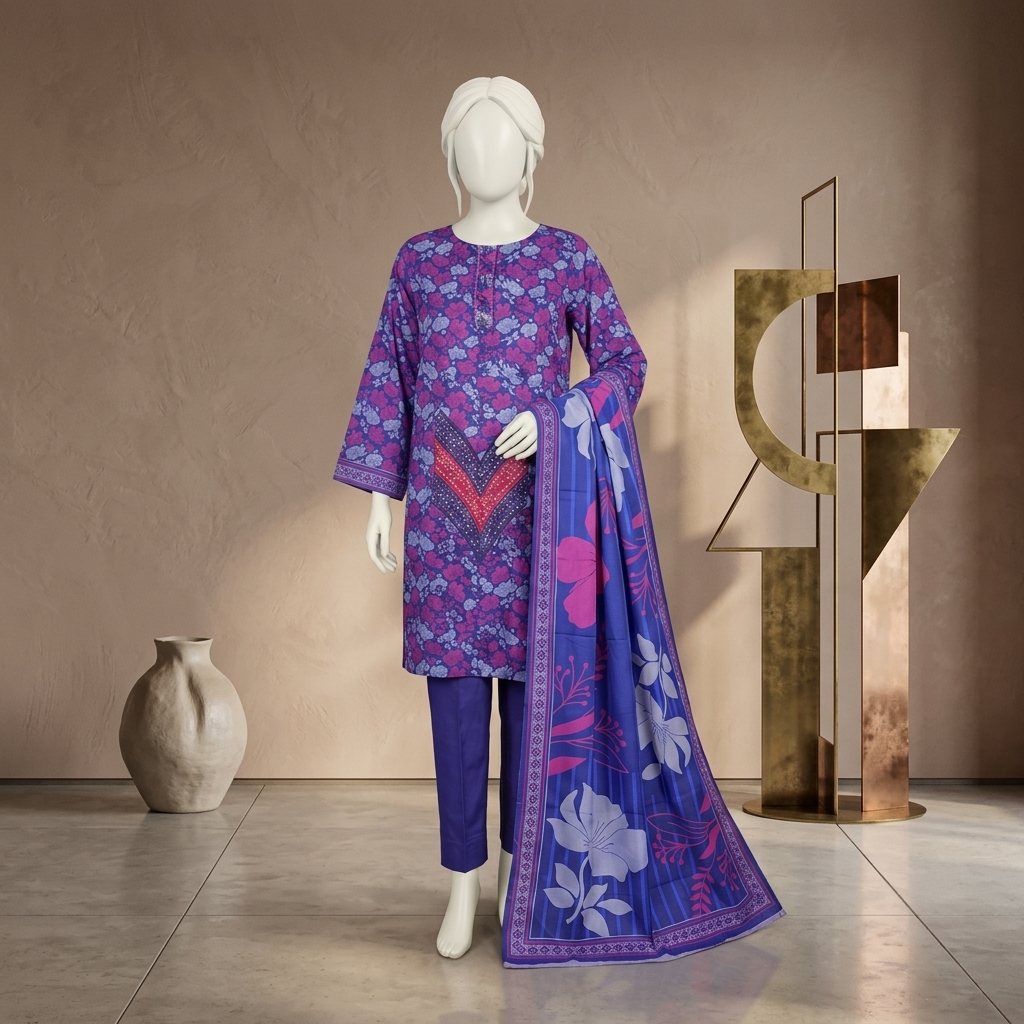 Asim Jofa Winter Collection Dhanak 3-Piece Suit