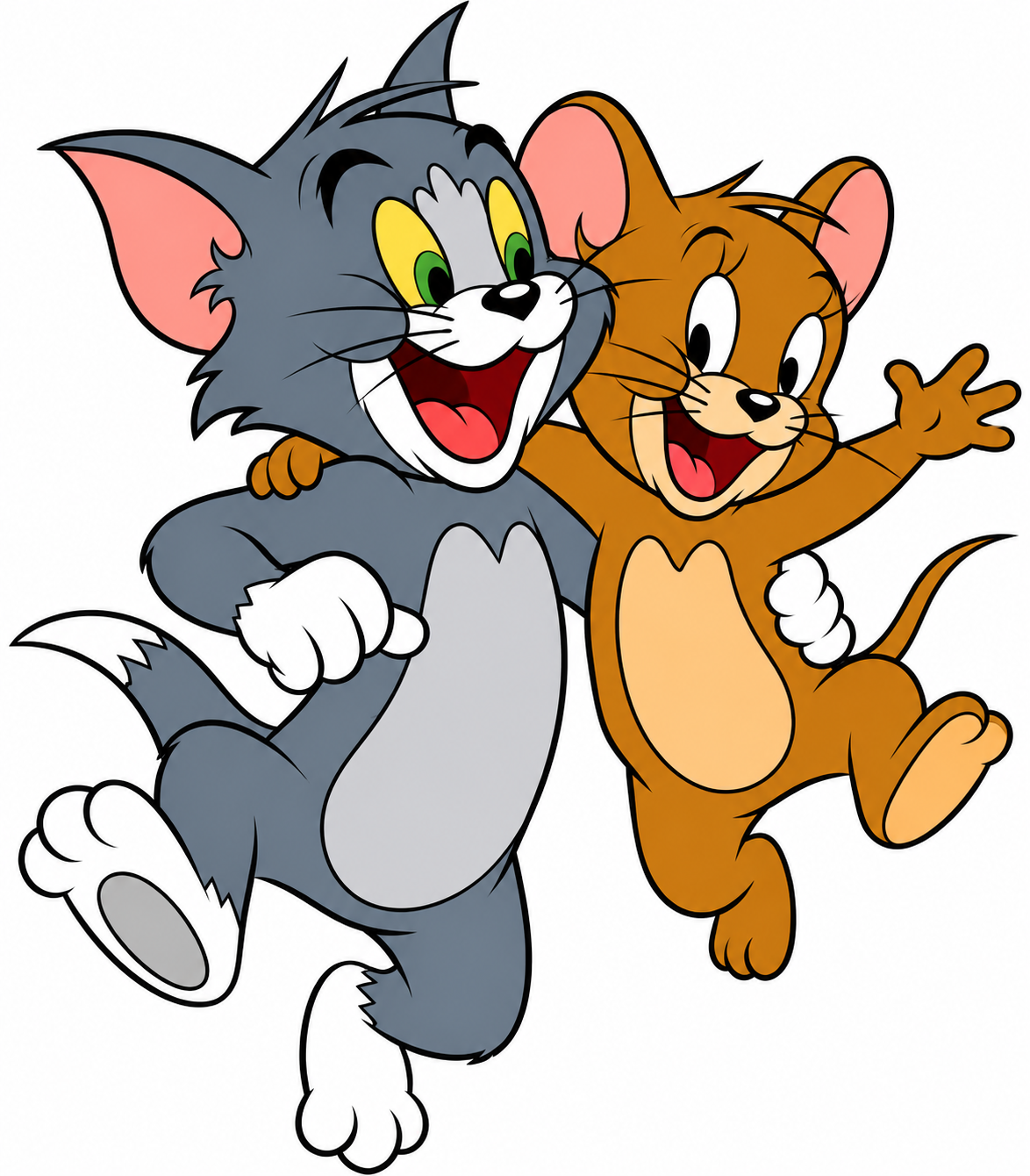 Tom and Jerry Laminated PVC Sticker
