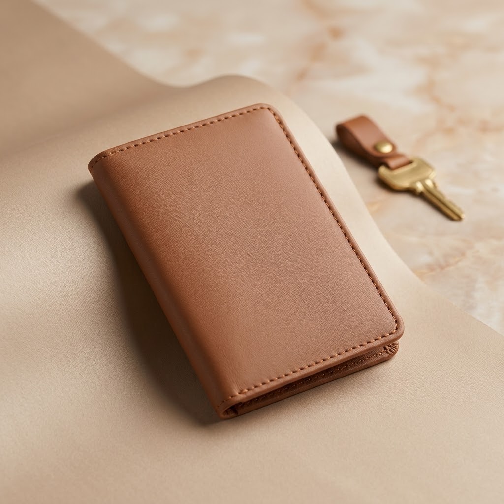 WAGLOK Korean Style Compact PU Leather Wallet for Men & Women – Slim Short Card Holder with Cash Compartment
