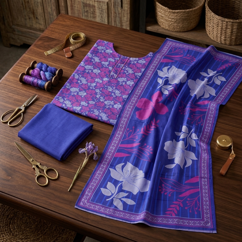 Asim Jofa Winter Collection Dhanak 3-Piece Suit view 3