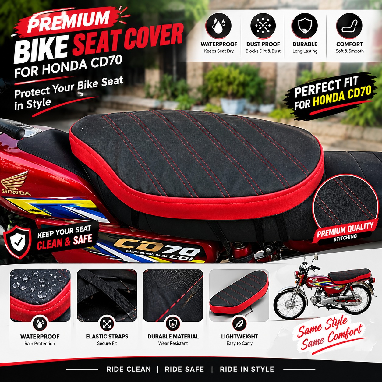 Bike Seat Cushion view 3