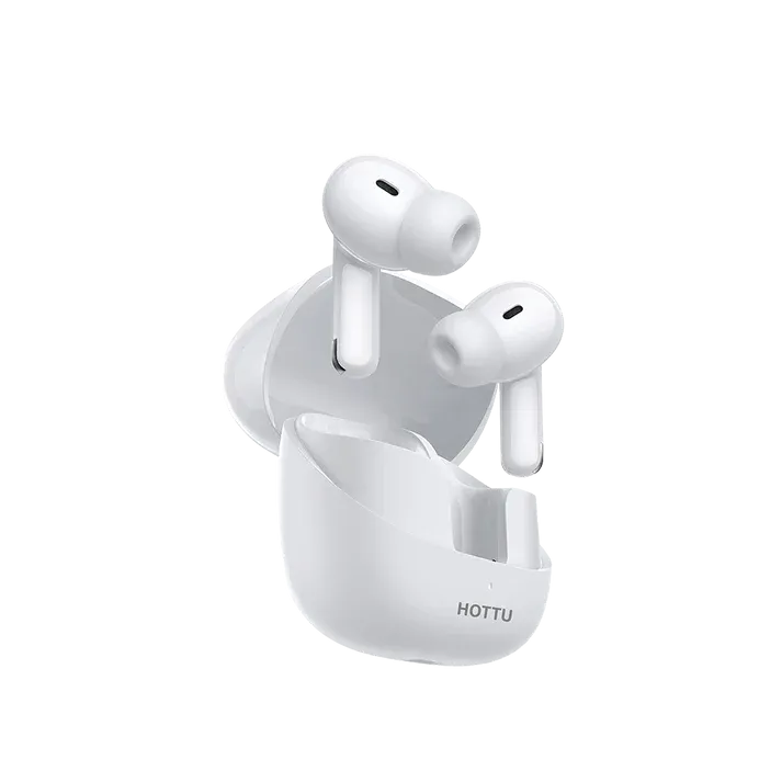 HOTTU TS08 TWS Wireless Earbuds – 25H Playtime & Hi-Fi Stereo Sound (Random Color)