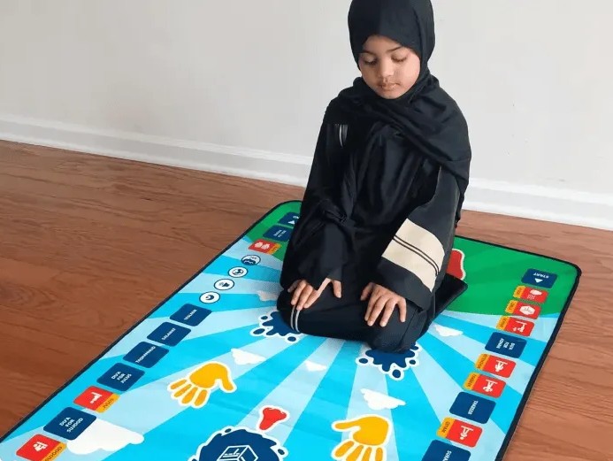 Kids Educational Prayer Mat – Interactive Namaz Learning Mat view 4