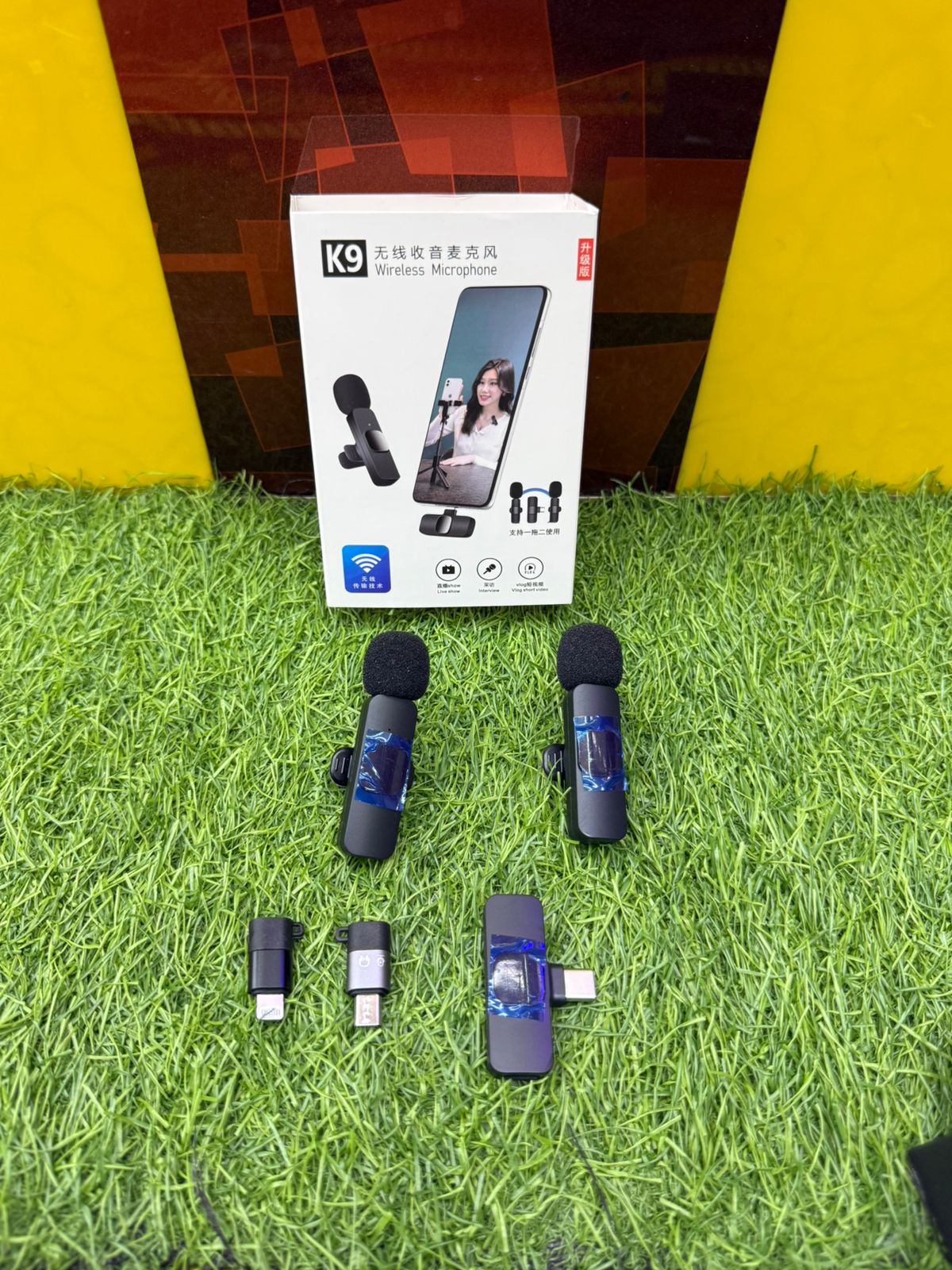 K9 Dual Wireless Microphone for Smartphones view 3