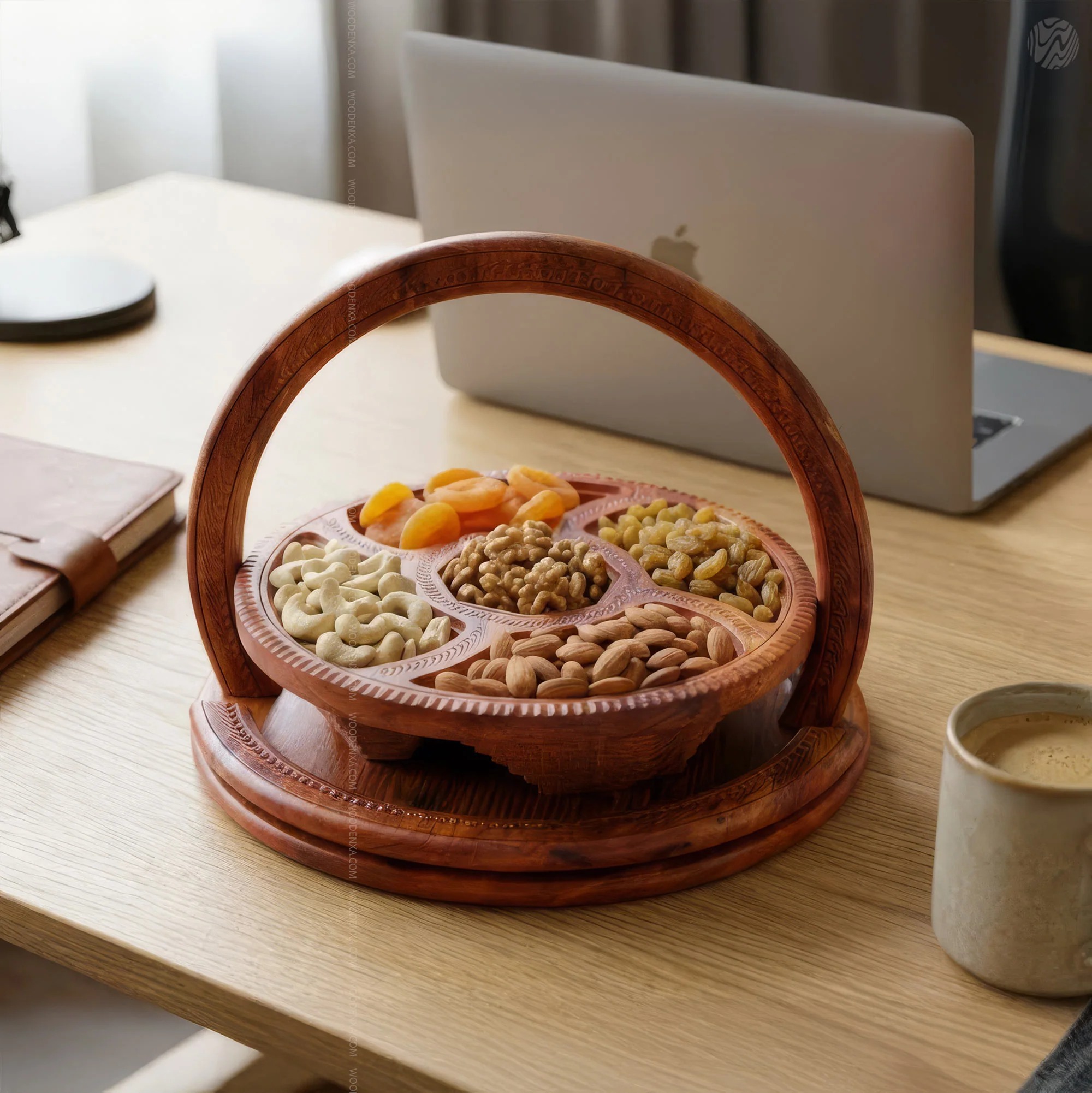 Wooden Spring Tray - 14 Inches Round