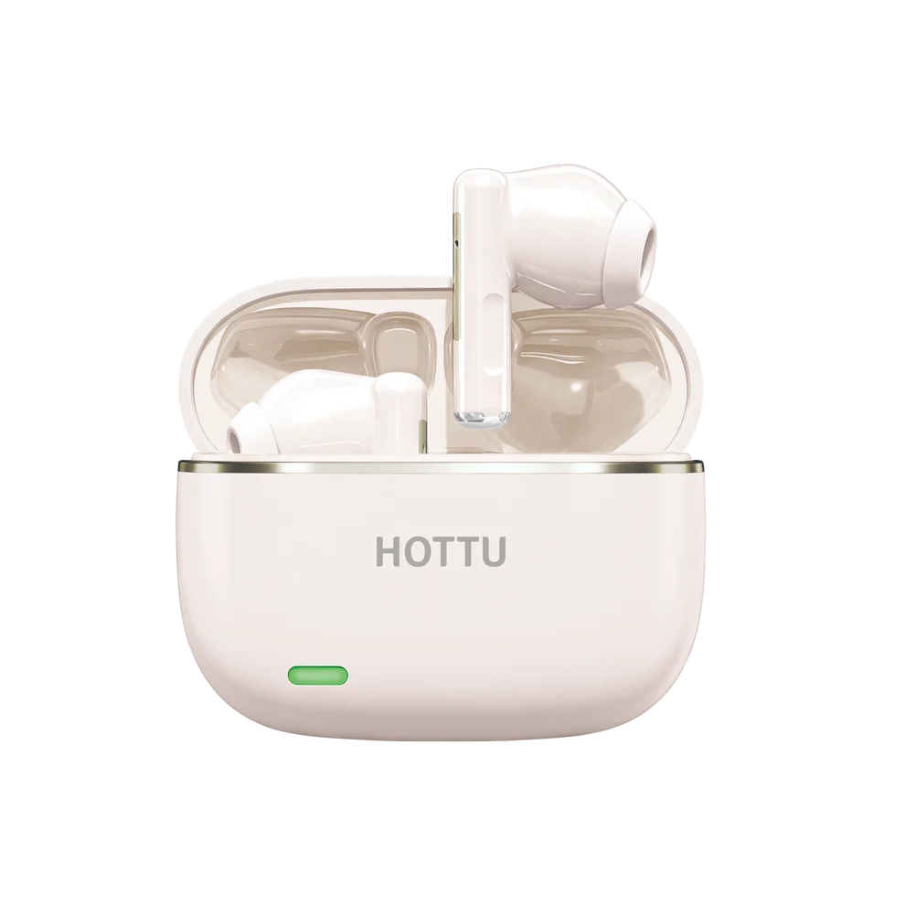 HOTTU TS04 True Wireless Earbuds – Bluetooth 5.1, 20H Playtime & Hi-Fi Stereo Sound (Random Color)