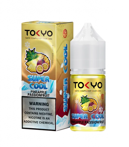 Tokyo Super Cool Series Nicotine Salt E-Liquid – 50mg High-Menthol Vape Juice - 30ml view 3