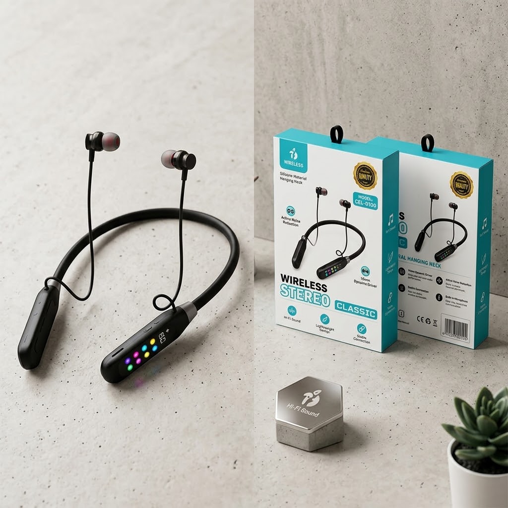 Wireless Stereo Classic Neckband (CEL-0100) view 2
