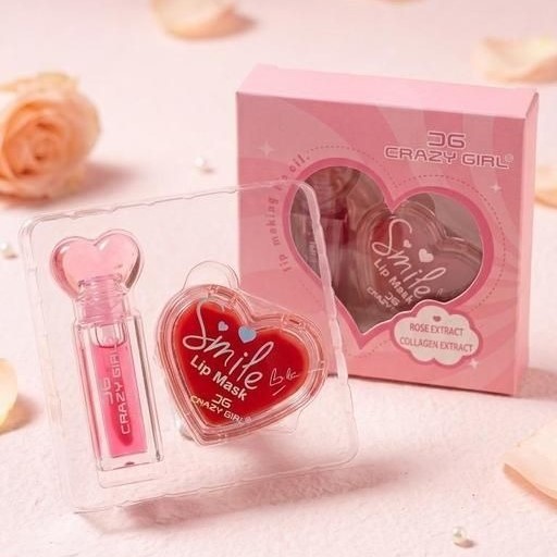 Crazy Girl 2 In 1 Lip Oil + Lip Mask