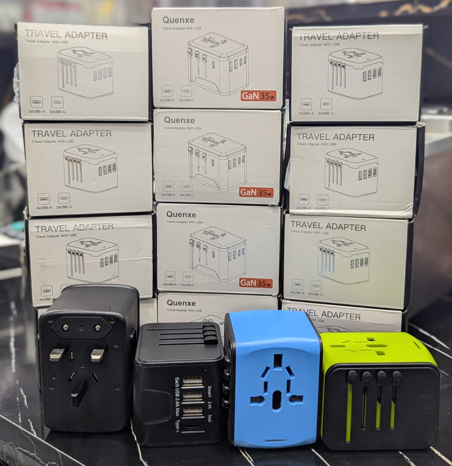 Universal Travel Adapter Worldwide Plug Converter Random Color view 4