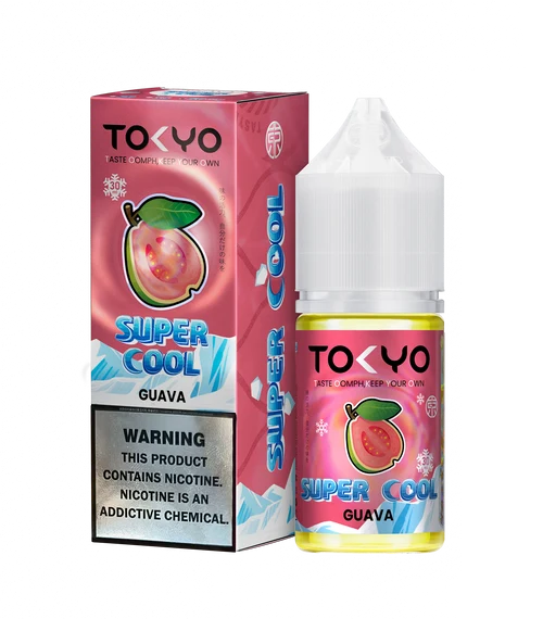 Tokyo Super Cool Series Nicotine Salt E-Liquid – 50mg High-Menthol Vape Juice - 30ml view 2