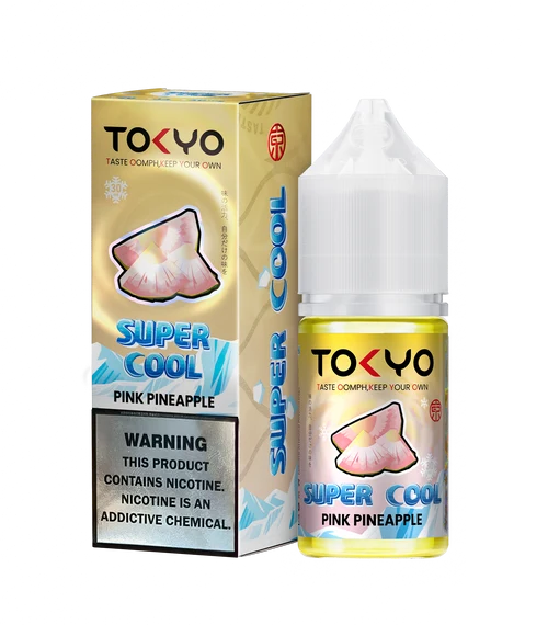 Tokyo Super Cool Series Nicotine Salt E-Liquid – 50mg High-Menthol Vape Juice - 30ml
