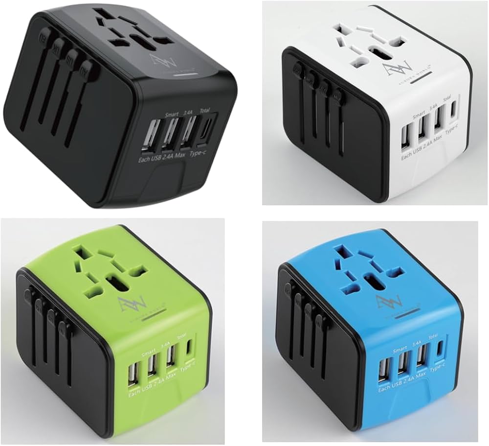 Universal Travel Adapter Worldwide Plug Converter Random Color view 3