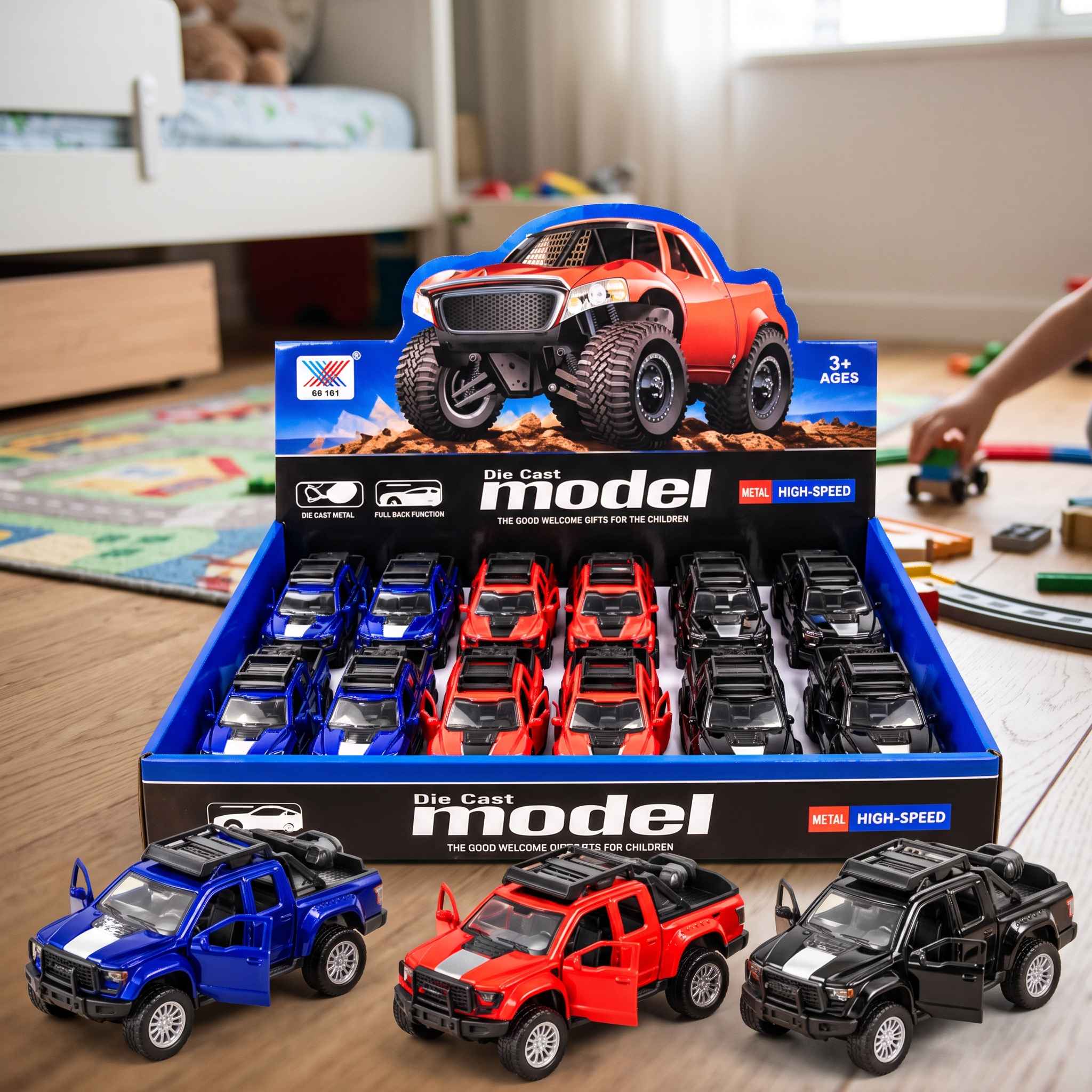 Die Cast Metal Pickup Truck Toy view 2