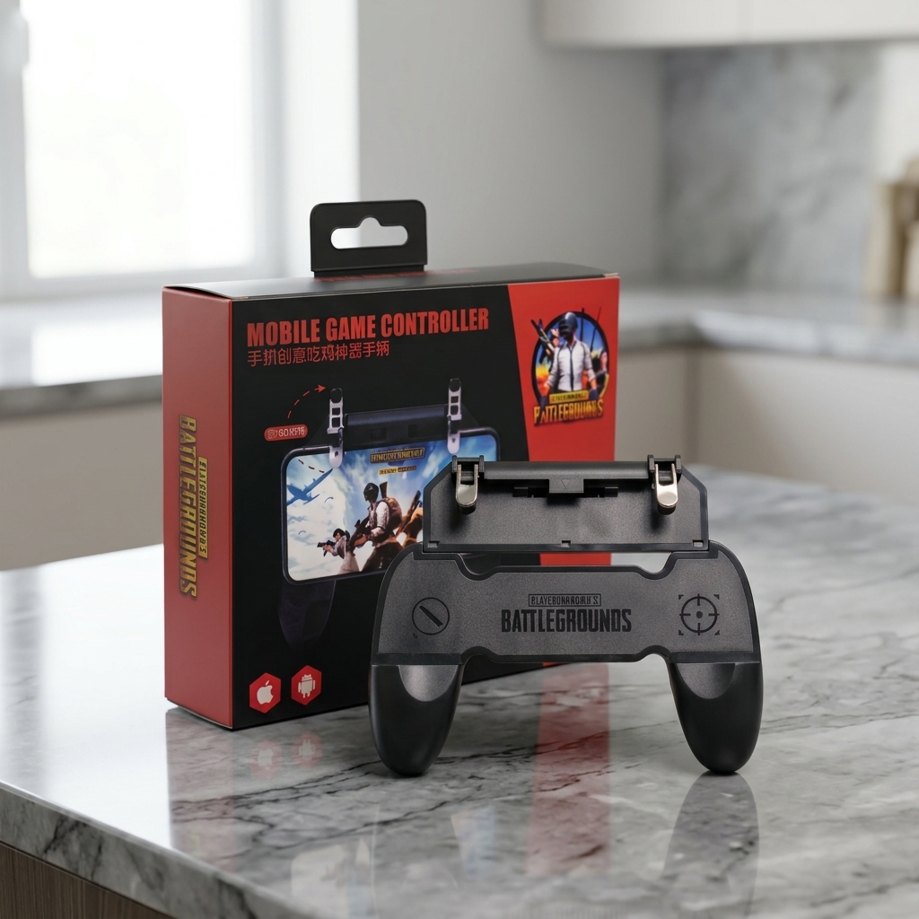 PUBG Mobile Game Controller - Ergonomic Handle with L1 R1 Triggers view 2